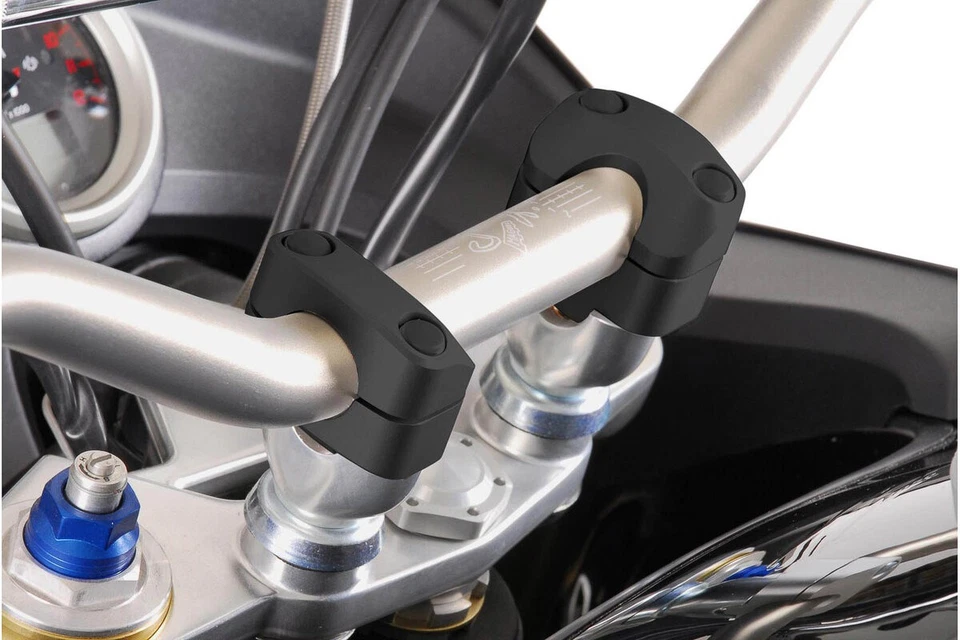 Lenkerkonverter Ø 22 auf 28 mm Lenker H=20 mm. Schwarz. - Bild 1 von 1