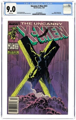 Uncanny X-Men #251N CGC 9.0 1989 3712340018 Foto 1 de 2