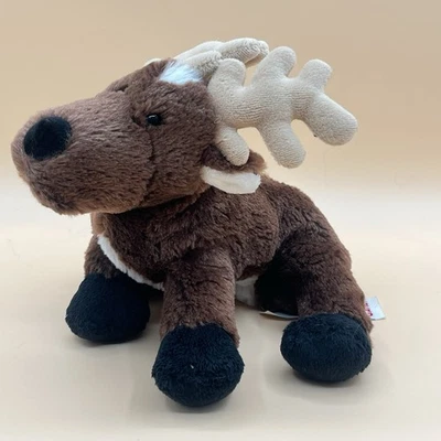 Ganz Webkinz Reindeer Plush Stuffed Animal Brown with Antlers HM137 No Code - Image 1 of 4