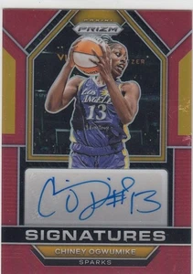 2023 Panini Prizm WNBA Chiney Ogwumike Signatures Autograph Red Prizm 82/99 - Bild 1 von 1
