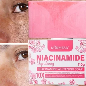 Jabón iluminador de piel con niacinamida limpiador antimanchas oscuras, 110 g [Stock en EE. UU. 🇺🇸] - Imagen 1 de 22