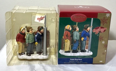 CARLTON CARDS Carlton Heirloom A Christmas Story Triple Dog Dare Sound Holiday Ornament