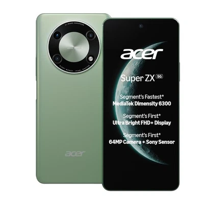 Acer Super ZX 5G (blu, 8GB RAM, 128GB) dimensioni 6300 5G versione globale. - Immagine 1 di 4