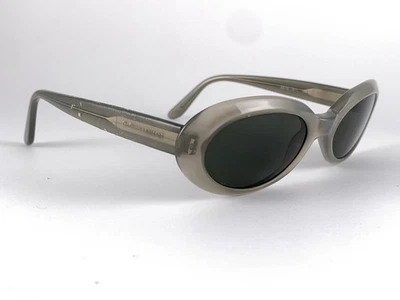 VINTAGE GIORGIO ARMANI OVAL MEDIUM GREY 1990 SUNGLASSES - Image 1 of 4