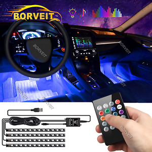 Remote RGB Car Floor Footwell Ambient Light For Toyota Camry 2007-2014 