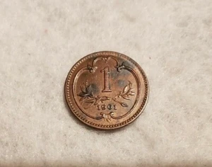 Österreich 1 Heller Münze 1901 - Bild 1 von 2