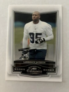 LAWRENCE JACKSON 2008 Donruss Classics #208 ROOKIE AUTO /499 Seahawks RC - Picture 1 of 1