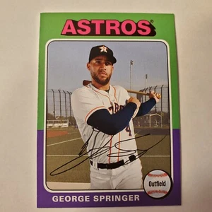 2019 Topps Archives George Springer card # 174 Houston Astros - Picture 1 of 1