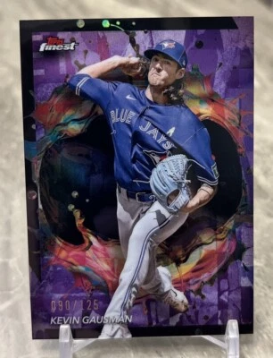 Kevin Gausman 2024 Topps Finest #241 Rare Subset - Purple Refractor /125 - Image 1 of 2