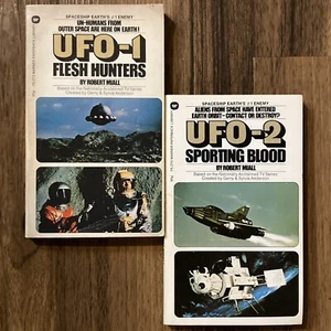 UFO-1: Flesh Hunters & UFO-2: Sporting Blood - Robert Miall (Warner, 1973) lot - Picture 1 of 9