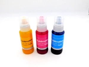 Sublimationstinte Nachfüller Marke Hiipoo nur für Epson -4 x 100 ml, 3 Farben - Bild 1 von 5