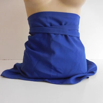 Tablier vêtement cuisine bleu design vintage IL CAMICE made in ITALY N4299 - Photo 1/4