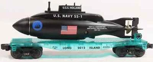 Lionel 6-52595 Long Island USS Holland Submarine Flatcar NIB w/ Mailer - Picture 1 of 24