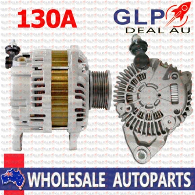 130A Alternator For Nissan Navara D40 2.5dci 4WD YD25DDTi 2.5 Turbo Diesel 05-14 - image 1 of 2
