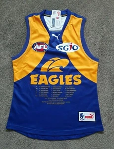 NEW WEST COAST EAGLES 1992 PREMIERSHIP PREMIERS AFL JUMPER 20th ANNIVERSARY - M - Picture 1 of 3