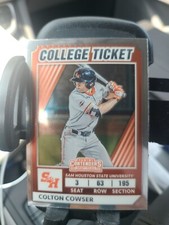 2022 Panini Elite Extra Edition #CTO-31 Colton Cowser College Ticket