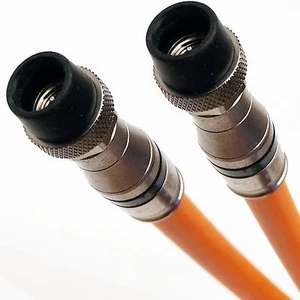 TRI-SHIELD RG11 DIRECT BURIAL UNDERGROUND COAXIAL CABLE w/ WEATHER BOOT FITTINGS - Picture 1 of 1