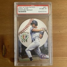 1995 Action Packed DIE CUT Scouting Report #67 DEREK JETER PSA 6 EX-MT CARD
