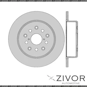 New PROTEX Rotor - Rear For LEXUS GS300 JZS147R 4D Sdn RWD 1995 - 2004 #DR749 - Picture 1 of 1
