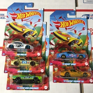 Hot Wheels 2021 Easter BMW Nissan 67 Shelby Challenger Firebird Set 5 (62) - Picture 1 of 8
