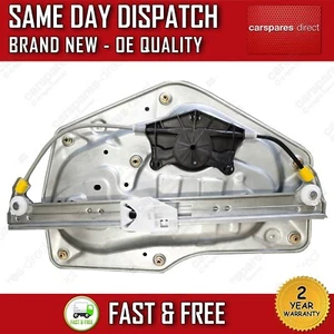 SKODA SUPERB MK2 REAR LEFT WINDOW REGULATOR WITHOUT MOTOR WITH PANEL 2008-2015 - Picture 1 of 4