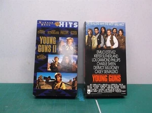 Young Guns 1 & 2 VHS Movie Lot Western - Picture 1 of 2