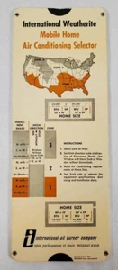 International Oil Burner Company 1965 Slide Rule Calculator Air Conditioner - Picture 1 of 4