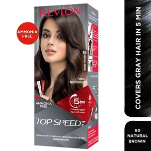 Revlon Top Speed Hair Color, Natural Brown 60, 100 g with free shipping - Picture 1 of 3