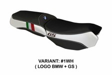 Bmw R 1200 Gs Lc Adventure 2013-18 Tappezzeria Italia Seat Cover White 12