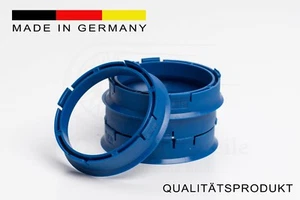 4 Zentrierringe 66,6 x 57,1 mm VW AUDI SEAT SKODA MERCEDES SCHNELLER VERSAND HUB - Bild 1 von 2
