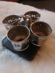 Vintage Mappin  & Webb Glass Holders - Picture 1 of 7