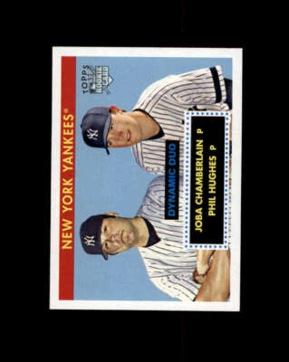 2007 Topps '52 Dynamic Duos #DD2 Joba Chamberlain/Phil Hughes (ref 163994) - Image 1 of 2