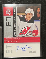 2022-23 SP AUTHENTIC REILLY WALSH RETRO FUTURE WATCH AUTO ROOKIE /399 #RFWA2-RW