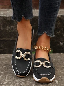 Zapatos Sandalias Para Mujer Zapatillas Deportiva de Moda Calzado Mocasines Bajo - Picture 1 of 7