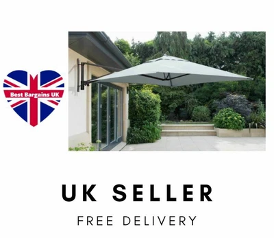 Parasol Wall Mounted Luxury Pop Up Garden Norfolk Leisure Erect In Seconds SALE!