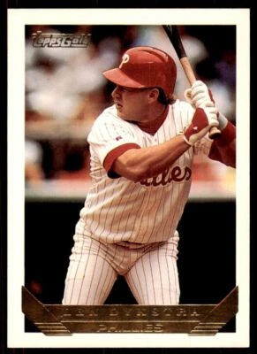 1993 Topps Gold Len Dykstra. Baseball Cards #740 - Image 1 of 2