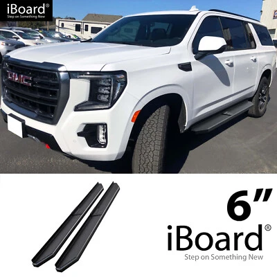 APS Running Board Black 6" Fit Chevy Tahoe GMC Yukon 21-25 - Image 1 of 4