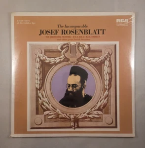 Incomparable Josef Rosenblatt by Josef Rosenblatt - Vinyl - VIC-1685 - NM/VG+ - Imagen 1 de 2