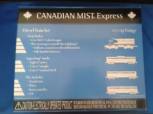 K-LINE CANADIAN MIST Express DIESEL PASSENGER TRAIN SET NIB - Picture 1 of 8