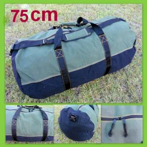 Heavy Duty Cabellas Canvas Duffel Carry Bag Army GYM Travel Tote Large Olive 30" - Picture 1 of 12