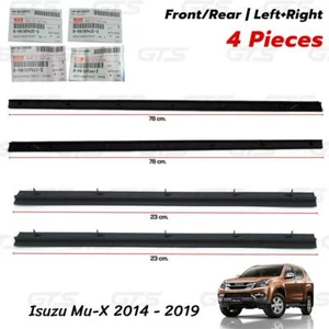 Fits Isuzu Mu-X Suv 2WD 4WD 2014 19 Set 4Dr Inner Weatherstrip Door Belt - Picture 1 of 7