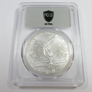 2023 PCGS ULTRA MS70 - Mexico 1 oz Silver Libertad Onza Coin #54506A - Picture 1 of 3