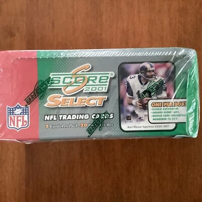 2001 Score Select Football Hobby Box -Brees, Tomlinson Rookies! - Image 1 of 4