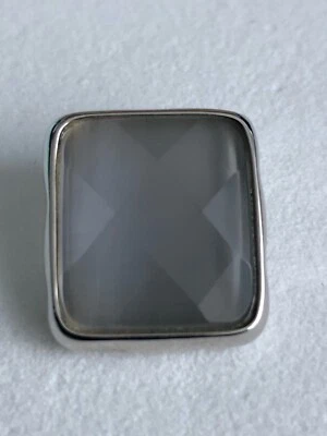 Pierre Lang Anhänger mit Stein grau rhodiniert neu  - Bild 1 von 4