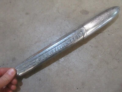 1947 Chevrolet Fleetmaster sedan exterior front fender trim molding emblem P - Image 1 of 2