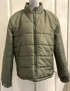Surplus Men’s Y2K Jacket XL Full Zip Coat Quilted Puffer Hunting Outdoor Green - Picture 1 of 8