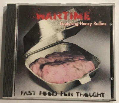 Wartime – Fast Food For Thought CD EP 1990 Columbia House – CDP 521753 - Image 1 of 3