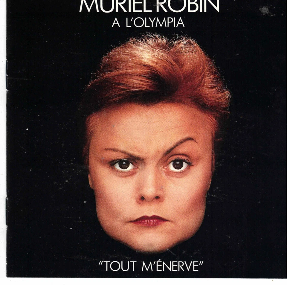 A L'Olympia: Tout M'Enerve by Muriel Robin (CD, 1990 Polydor) French Comedienne - Image 1 of 1