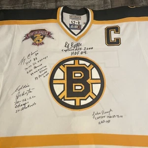 Ray Bourque Boston Bruins Signed Authentic Starter Jersey 75 Yr Multi Sigs COA - Picture 1 of 24
