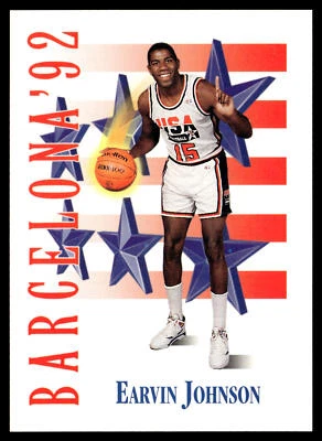 1991-92 SkyBox Earvin Johnson #533 USA - Image 1 of 2